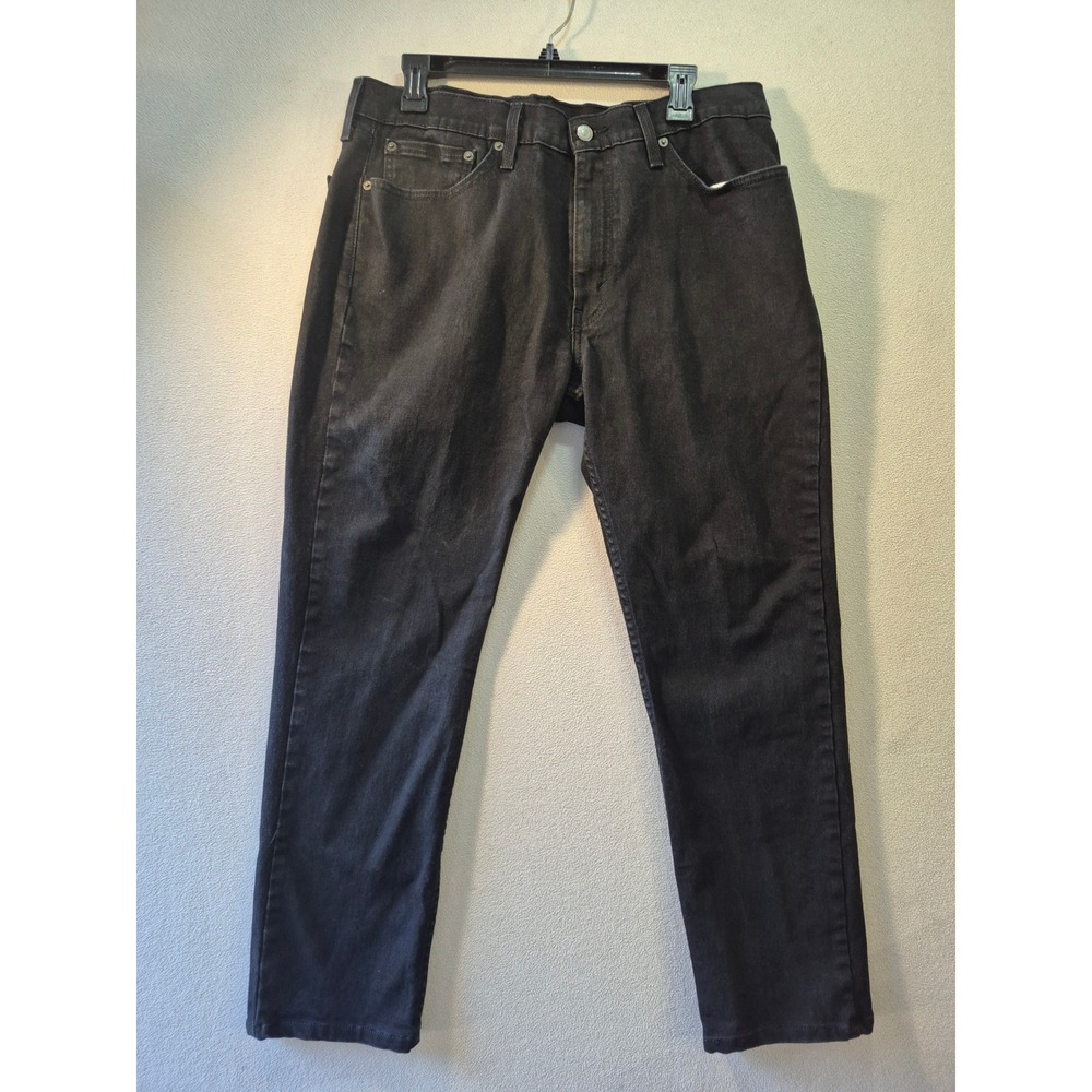 Levis 511 Slim Fit Jeans Mens 36x30 Black Denim WaterLess 04511-4406 Pants